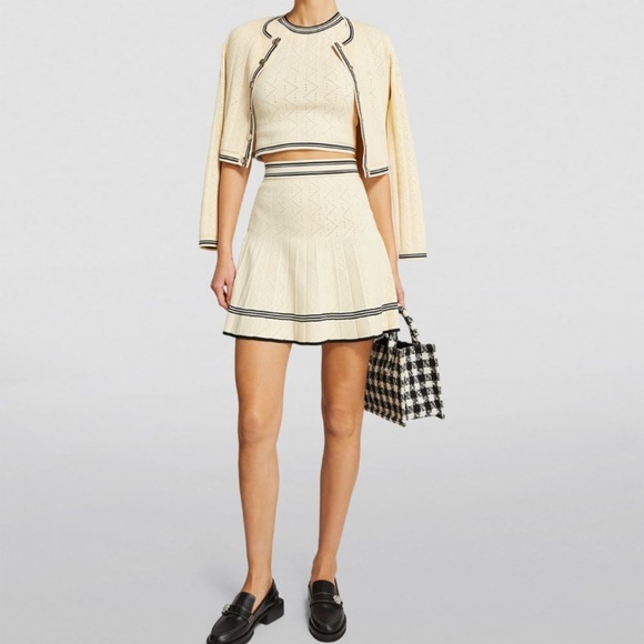 Sandro Knit Top, Skirt and Cardigan - Picture 8 of 9